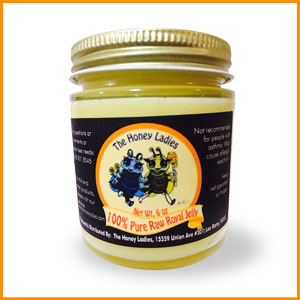 royal jelly in jar